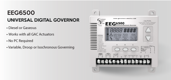 GAC EEG6500 Universal Digital Governor